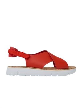 Camper Oruga Red Leather Sandals – EU39/US8.5